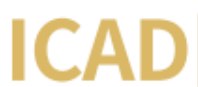 ICAD certificate wordmark